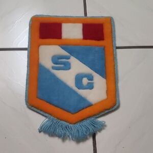 Vintage felt pennant, "Club Sporting Cristal", Peruvian football club
